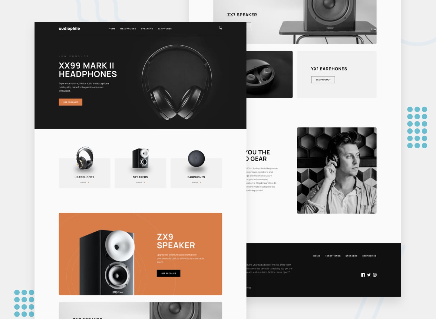 Suite landing page